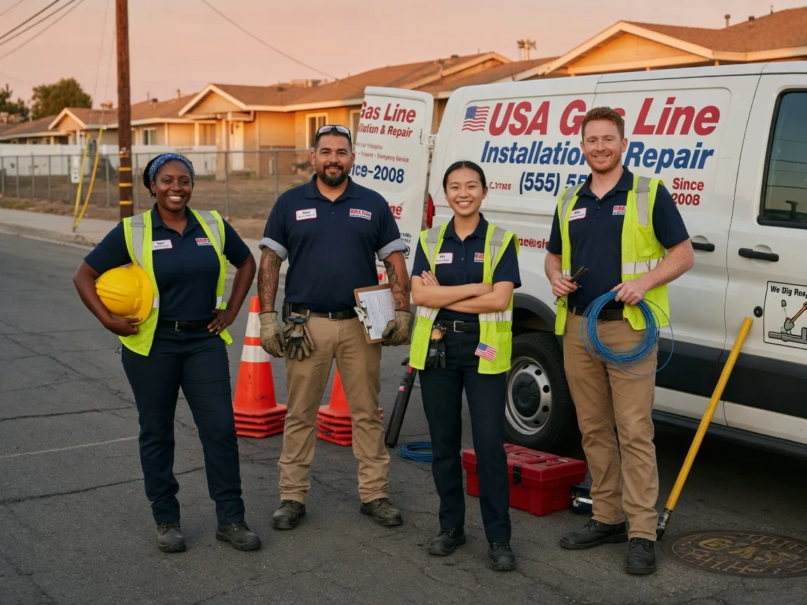 Gas Line Installation company in Adams, MN